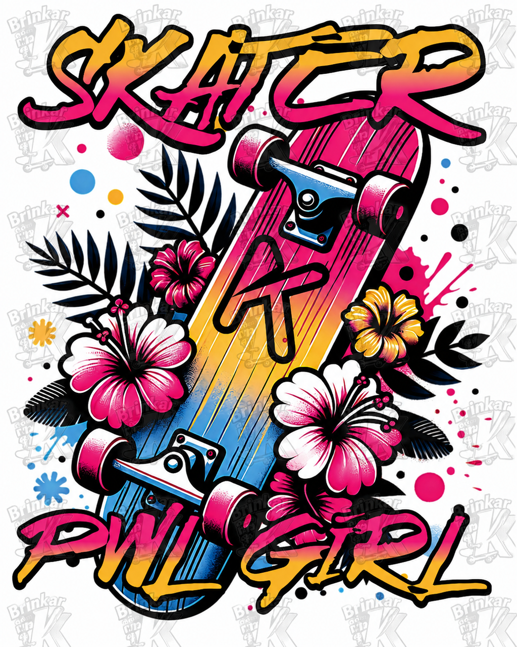 Camiseta Skater Girl