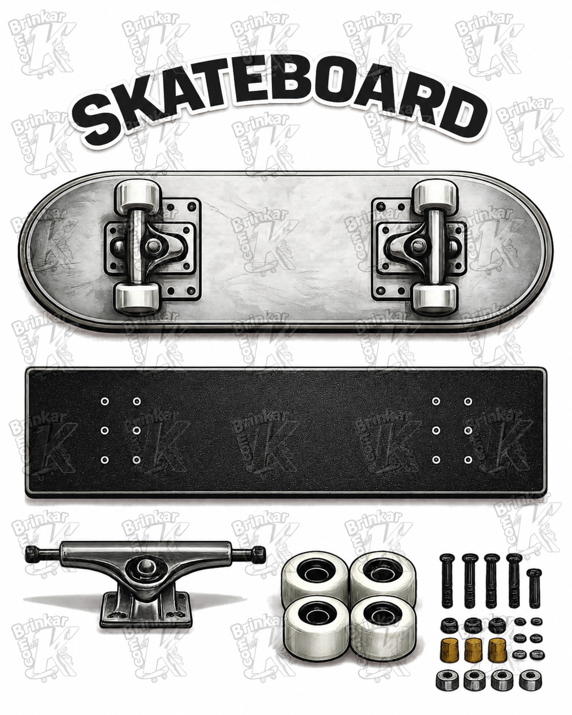 Camiseta Skateboard