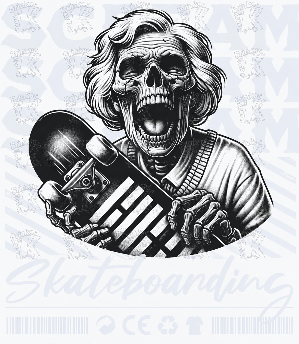 Camiseta Zombie Skater