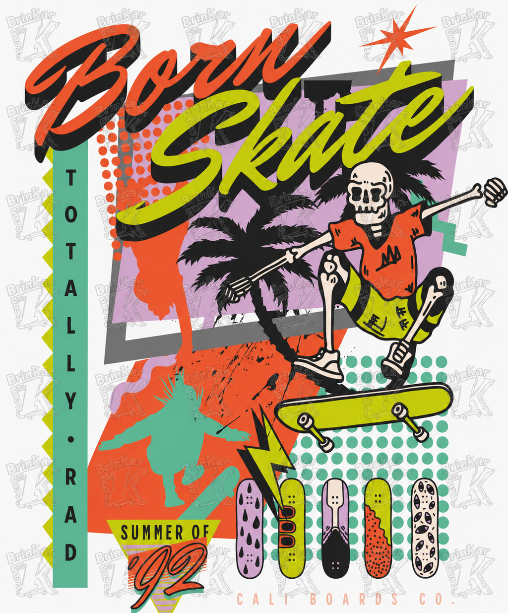 Camiseta Born Skate