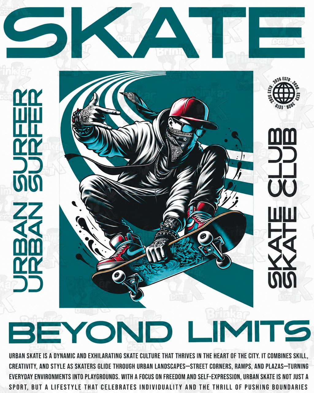 Camiseta Skate beyond