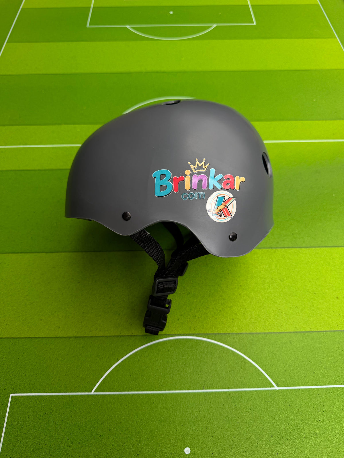 Capacete de proteção cinza
