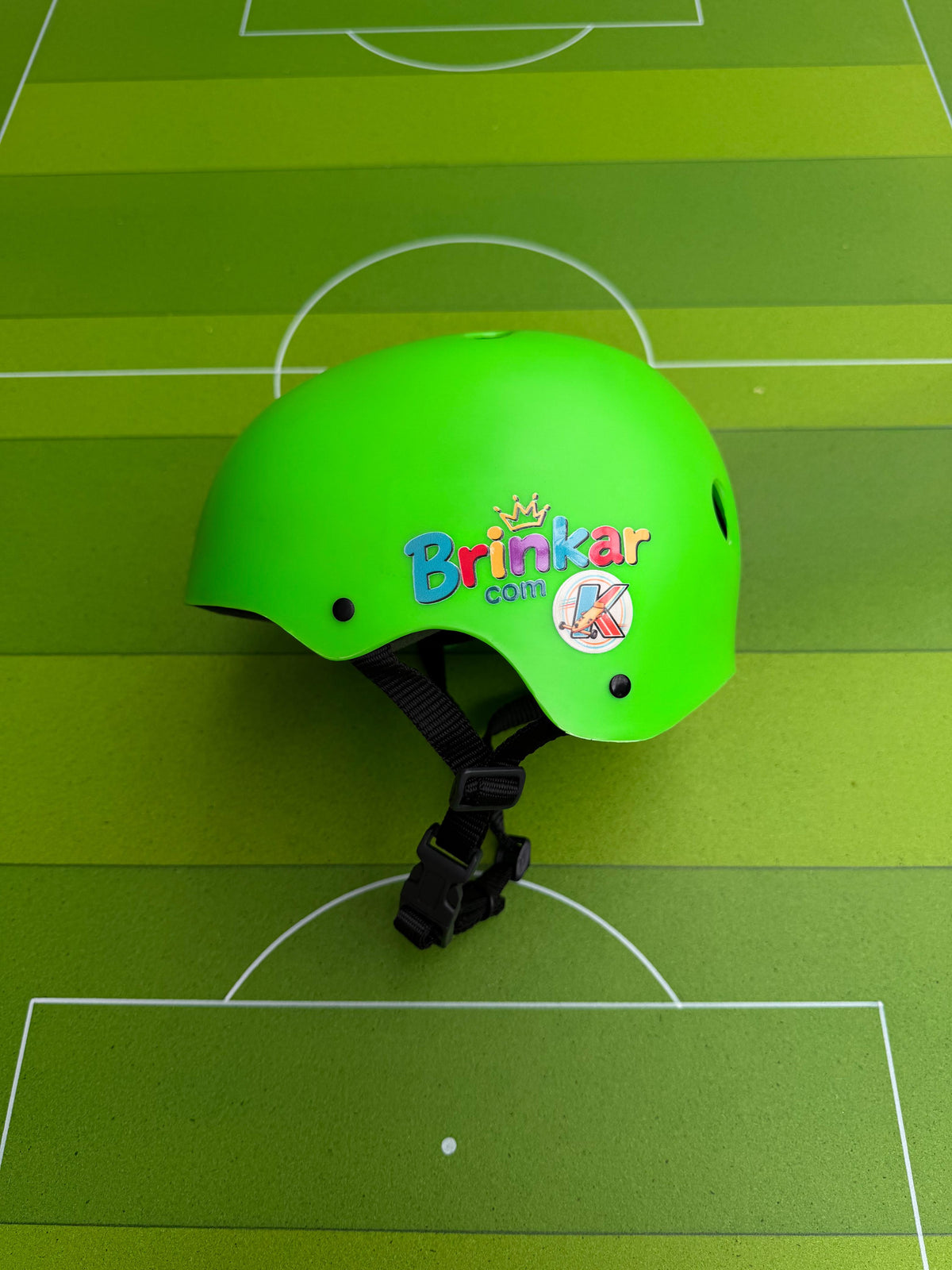 Capacete de proteção verde