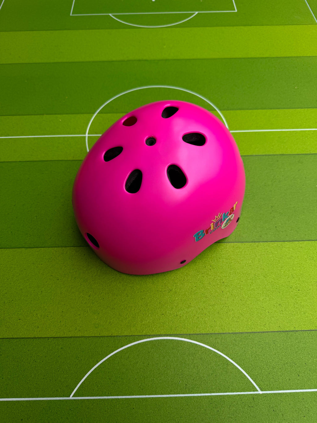 Capacete de proteção rosa