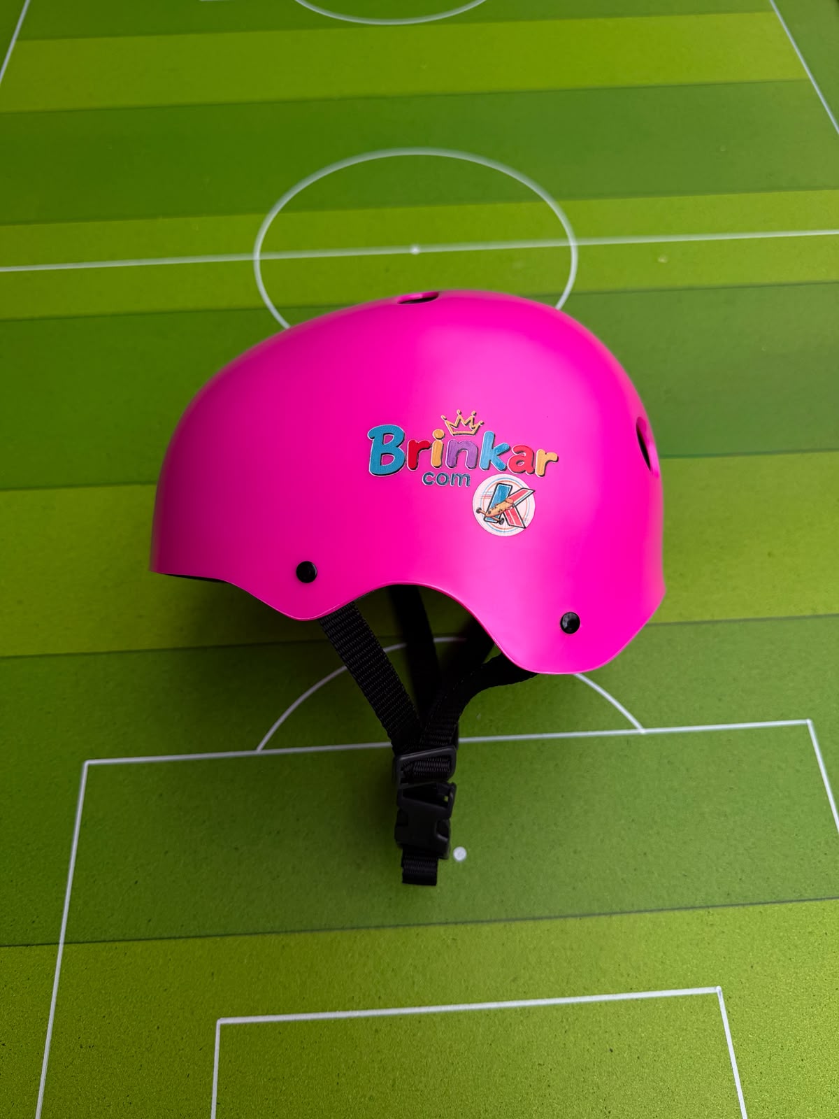 Capacete de proteção rosa