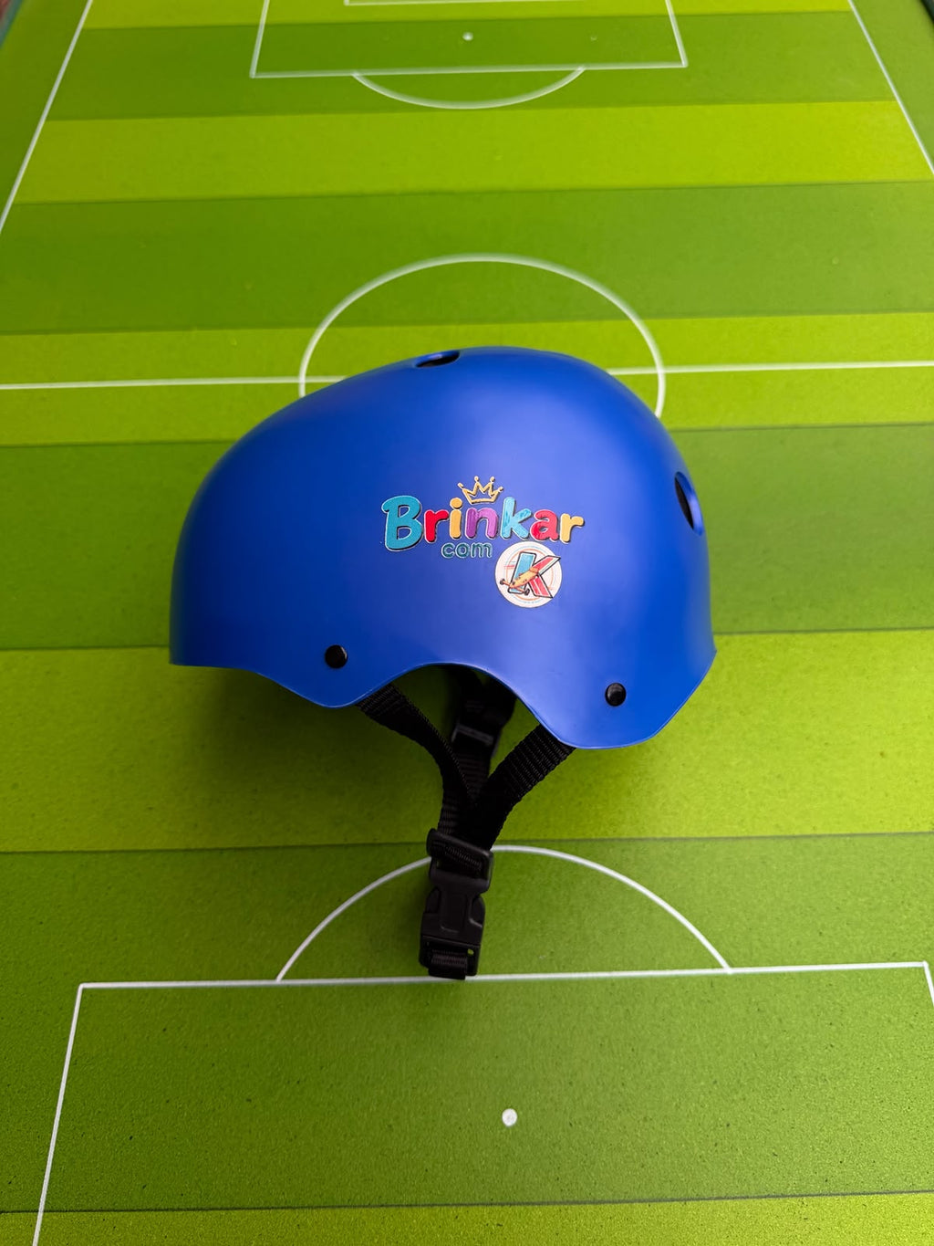 Capacete de proteção azul escuro