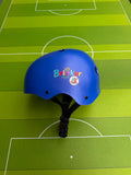 Capacete de proteção azul escuro