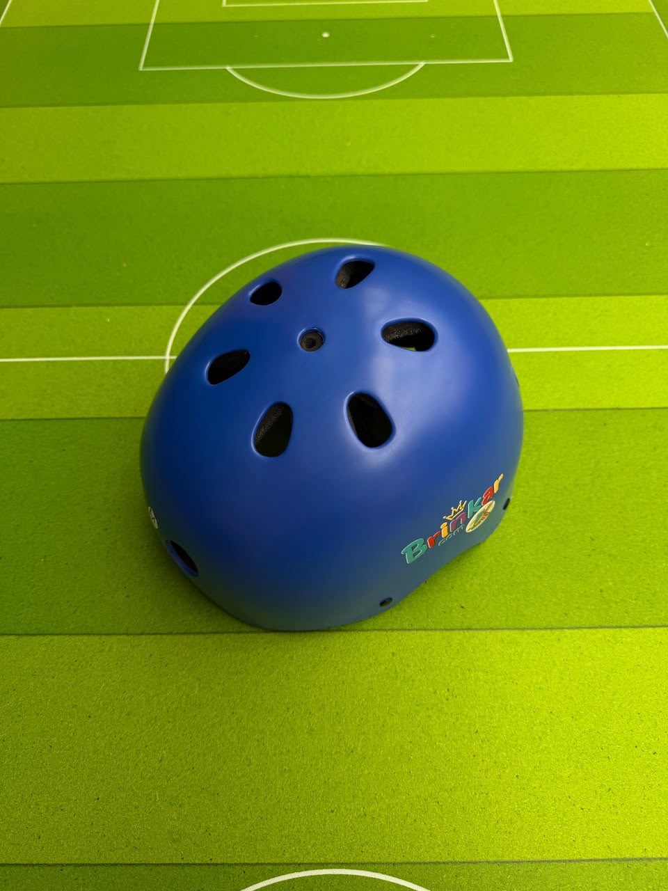 Capacete de proteção azul escuro