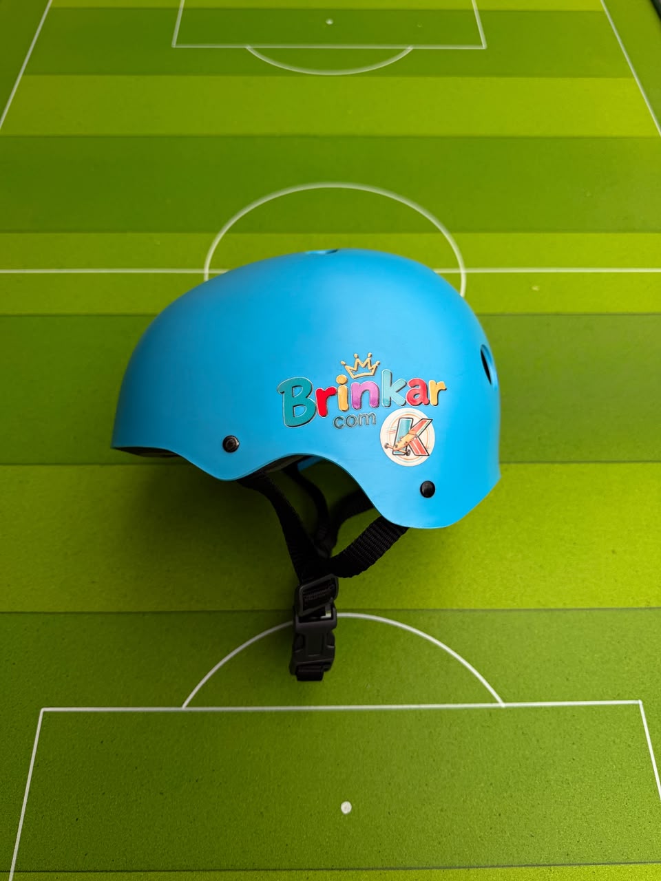Capacete de proteção azul claro