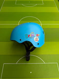 Capacete de proteção azul claro
