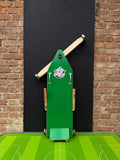 Carrinho de rolimã verde escuro